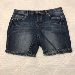 Earl Jean cut off blue jean shorts size 12